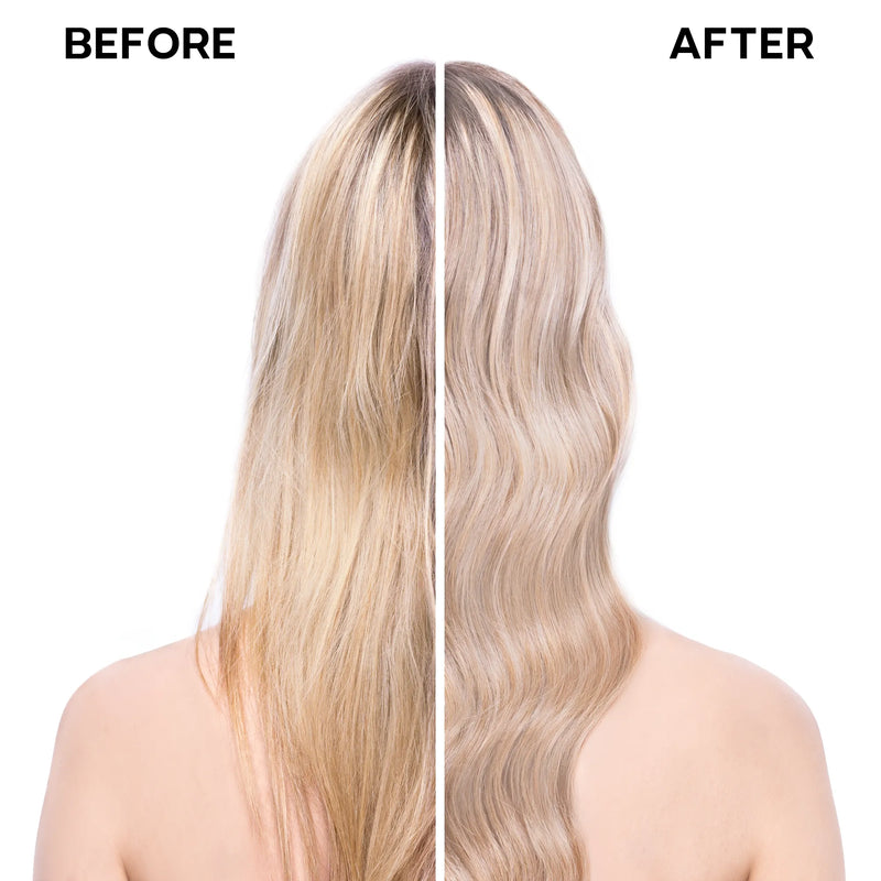 Шампоан за руса коса Alfaparf Milano Semi Di Lino Blonde Intense Anti-Yellow, предпазващ от жълти оттенъци, с кехлибарен цвят.