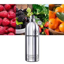 Парфюмна вода Montale Fruits of the Musk EDP за мъже и жени, бутилка със свежи плодови и мускусни нотки.