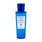 Унисекс парфюм Acqua di Parma Blu Mediterraneo Fico di Amalfi EDT, 30 мл, елегантна бутилка и свеж аромат на смокиня и морски нотки.