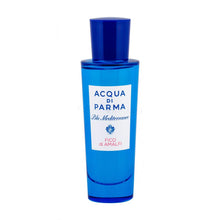 Унисекс парфюм Acqua di Parma Blu Mediterraneo Fico di Amalfi EDT, 30 мл, елегантна бутилка и свеж аромат на смокиня и морски нотки.