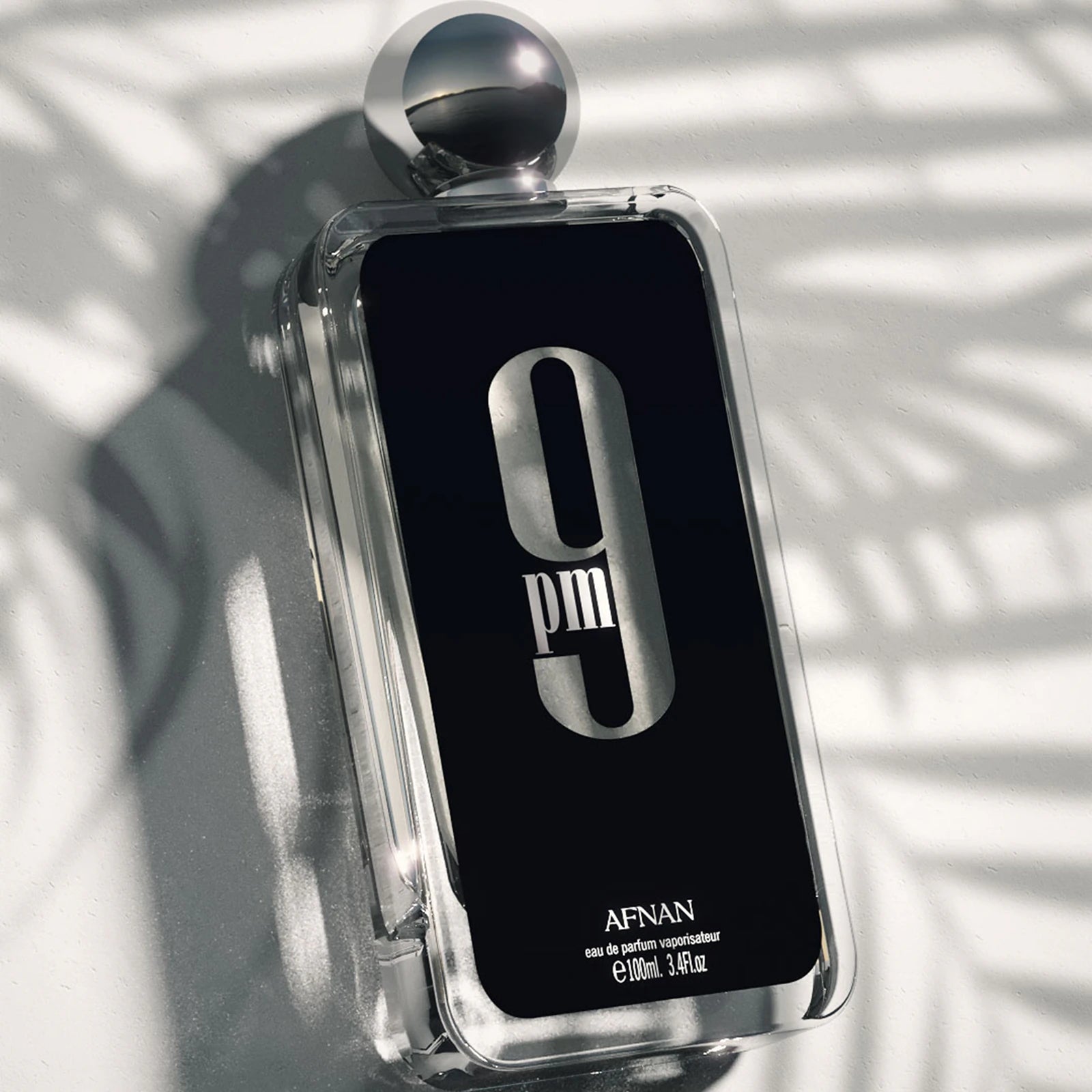 Мъжки парфюм Afnan 9 PM EDP, Eau de Parfum с елегантен дизайн, показан на изображението.