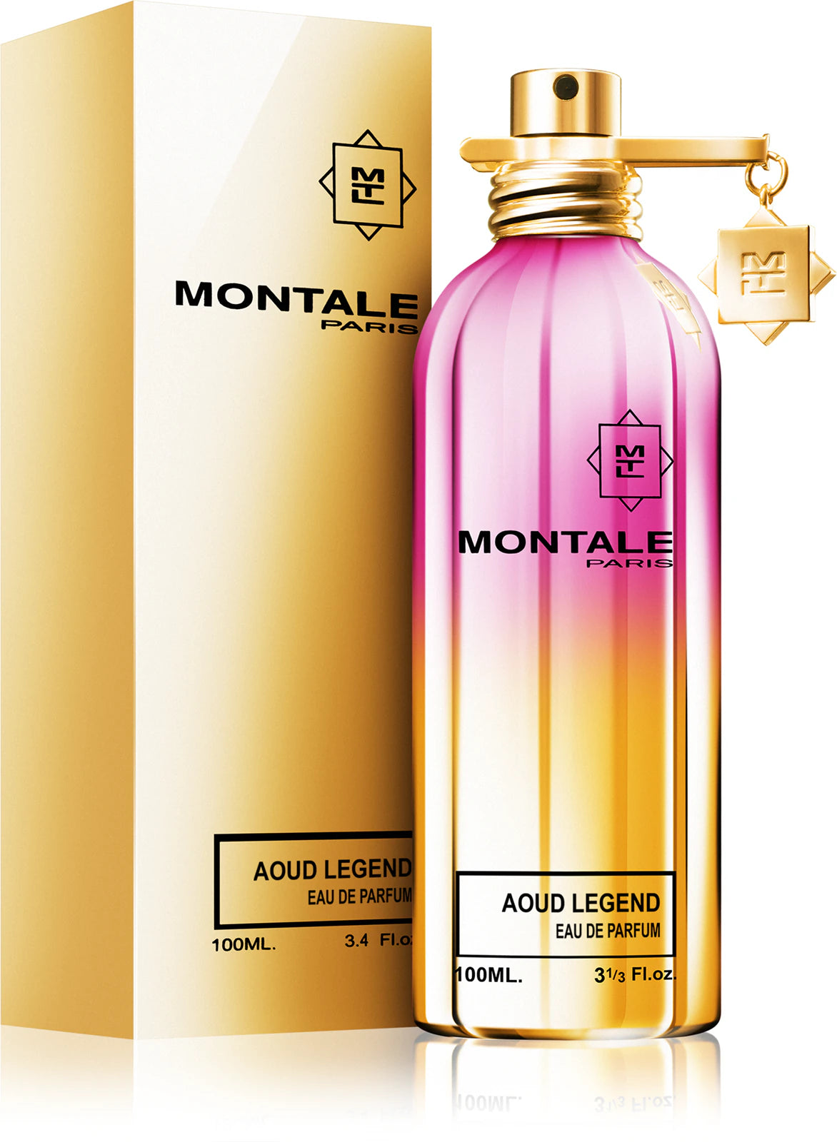 Унисекс парфюмна вода Montale Aoud Legend EDP, бутилка с елегантен дизайн и аромат с нотки на уд и дървесина
