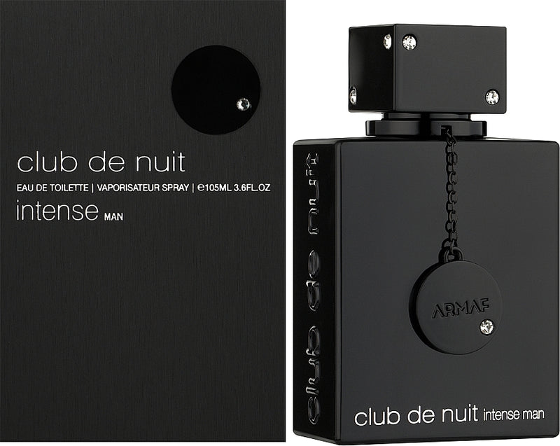 Мъжка тоалетна вода Armaf Club de Nuit Intense Man EDT в стъклена бутилка с ароматен дизайн
