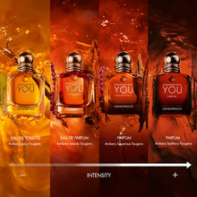 Парфюмна вода за мъже Armani Stronger With You Intensely EDP, 30 мл, концентриран мъжки парфюм.