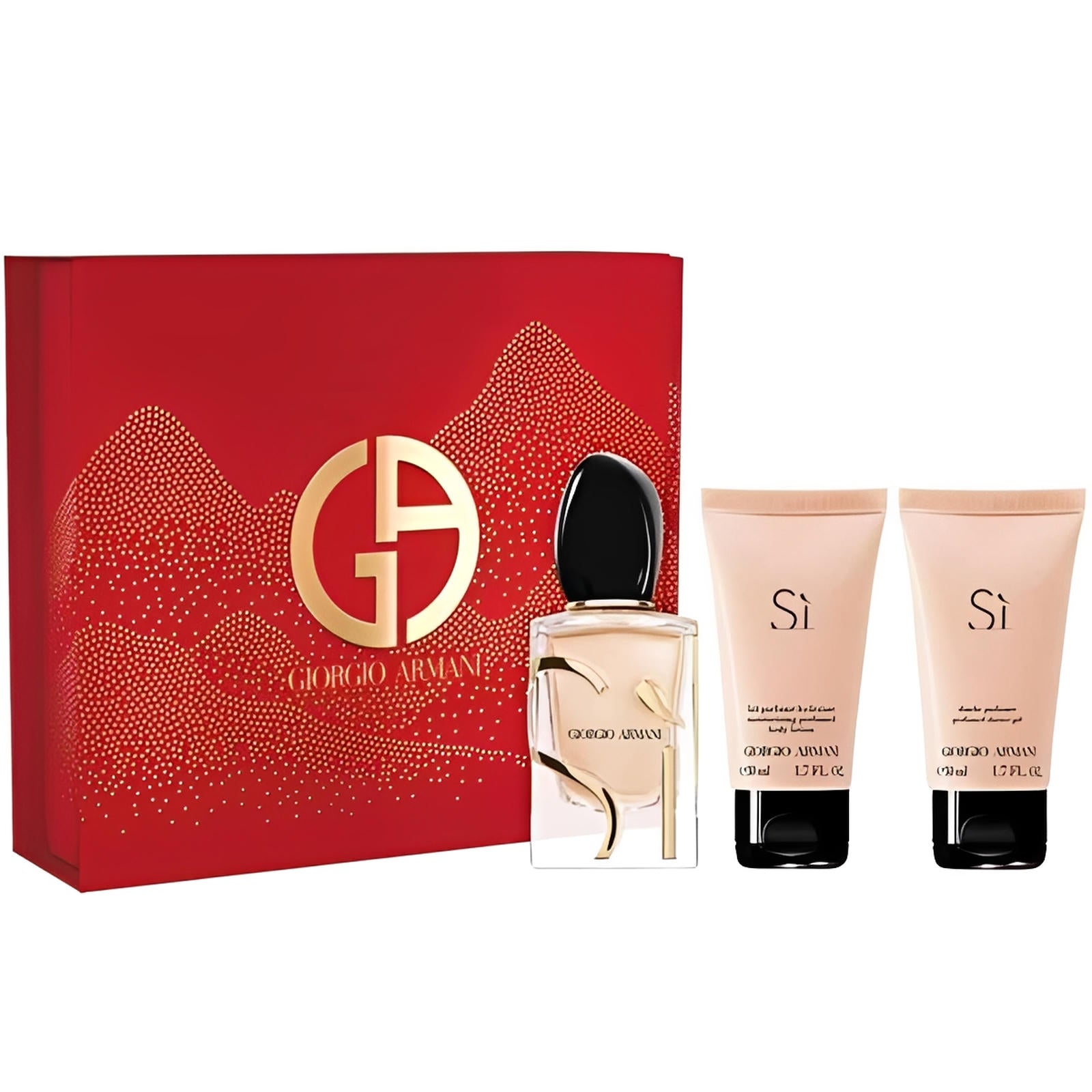 Si EDP - 50 ML + 50ML Body Lotion + 50ML Shower Gel Set - HOF.BG