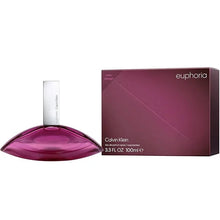 Парфюмна вода Calvin Klein Euphoria EDP за жени, 100 мл, бутилка с елегантен дизайн и ароматен акцент.