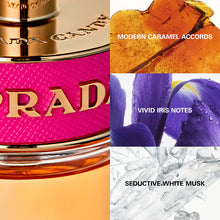 Приложение на парфюмна вода Prada Candy EDP за жени, блистер с флакон и капачка, излъчваща сладък и женствен аромат