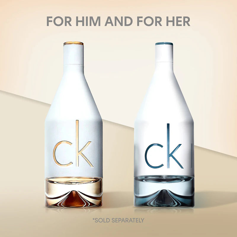 Калвин Клайн CK IN2U For Her Тоалетна вода за жени, флакон с изчистен дизайн и луксозен вид.