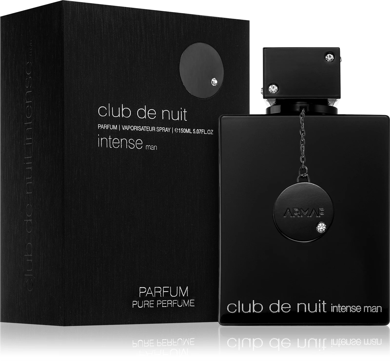 Парфюм за мъже Armaf Club de Nuit Intense Man, бутилка с тъмносин цвят и елегантен дизайн, подходящ за ежедневна употреба