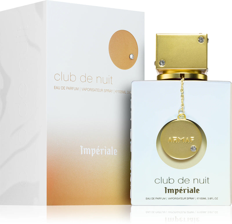 Парфюмна вода за жени Armaf Club De Nuit White Impériale EDP с флакон и ароматна концепция