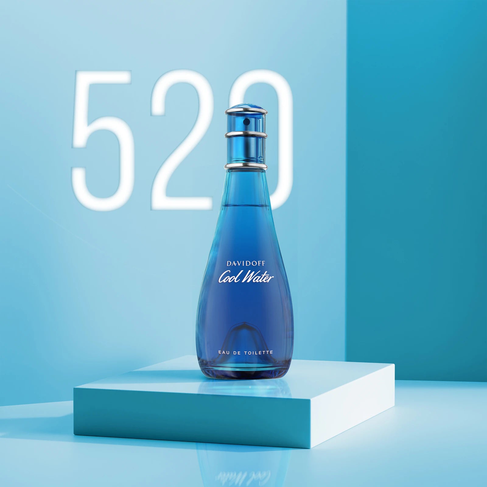 Тоалетна вода за жени Davidoff Cool Water Woman EDT с прозрачна бутилка и свеж аромат на морски нотки