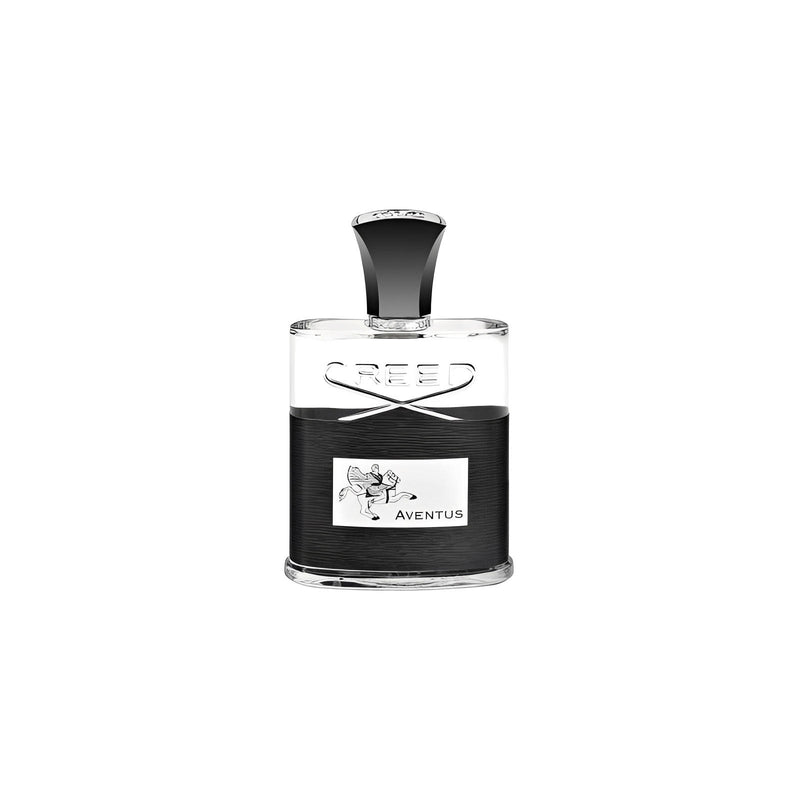 Крем Creed Aventus EDP парфюмна вода за мъже, бутилка с логото и елегантен дизайн, изображение на парфюма.