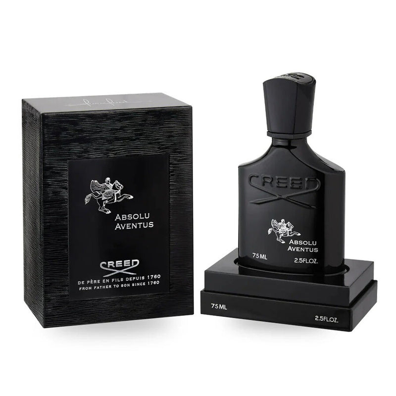 Creed Absolu Aventus Limited Edition EDP парфюмна вода за мъже, 25 мл, бутилка с флакон и спрей.