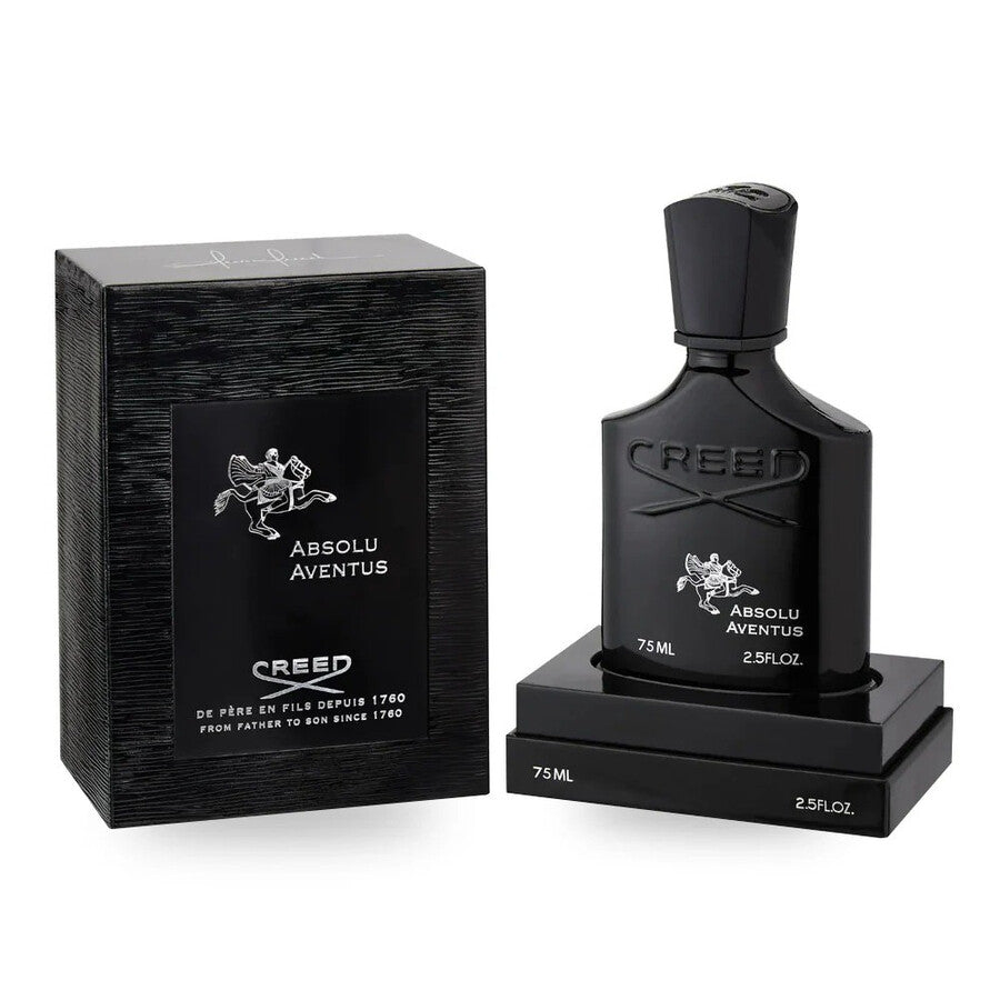 Creed Absolu Aventus Limited Edition EDP парфюмна вода за мъже, 25 мл, бутилка с флакон и спрей.