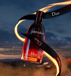 ДИОР Fahrenheit EDT тоалетна вода за мъже, 100 мл, бутилка с елегантен дизайн и синя капачка.