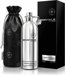 Монтале Fruits of the Musk ЕДП парфюмна вода за унисекс, с ароматни плодови и мускусни нотки, изображение на бутилка.