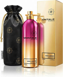 Мъжко и женско парфюмно eau de parfum Montale Aoud Legend в елегантна бутилка, с ориенталски и дървесни нотки.
