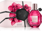 Viktor & Rolf Flowerbomb Ruby Orchid EDP парфюмна вода за жени, бутилка с цветен дизайн и златисти акценти