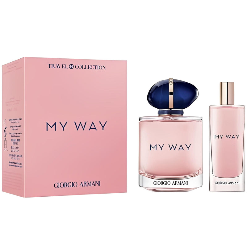 Комплект Giorgio Armani My Way Eau De Parfum 90 мл и 15 мл парфюмна вода в елегантна опаковка