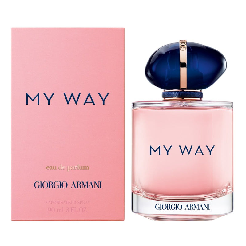 Евкалиптов парфюм My Way Eau De Parfum за жени от Giorgio Armani, бутилка с елегантен дизайн и ароматни нотки