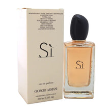 Giorgio Armani Sì EDP тестер за жени, ароматна парфюмна вода в спрей, 34 oz, изображение на флакона.