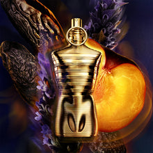 Парфюм за мъже Jean Paul Gaultier Le Male Elixir Absolu Parfum Intense, бутилка с изискван дизайн.