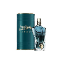 Тоалетна вода за мъже Jean Paul Gaultier Le Beau EDT, флакон с изчистен дизайн и елегантна опаковка.