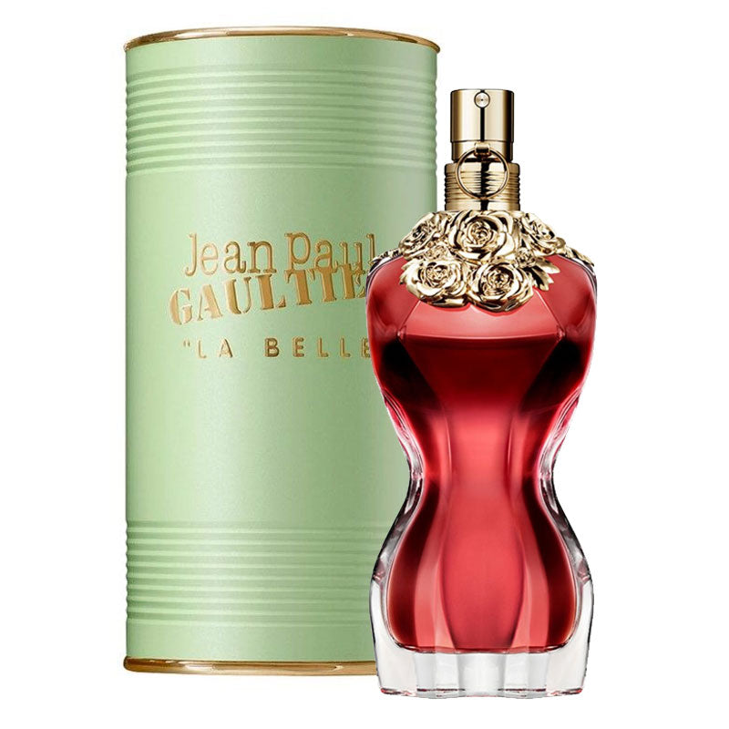 Парфюмна вода Jean Paul Gaultier Classique La Belle EDP за жени, флакон с деликатен дизайн и ароматни нотки.