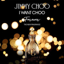 Женски парфюм Jimmy Choo I Want Choo Forever EDP в елегантна бутилка с цветен дизайн, подходящ за специални поводи