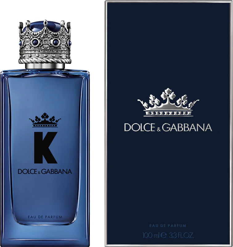Долче и Габана K EDP мъжки парфюмна вода, бутилка с елегантен дизайн и ароматна нотка, изображение на парфюма.