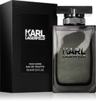 Тоалетна вода за мъже Karl Lagerfeld for Him, елегантен флакон с аромат, подходящ за ежедневна употреба.