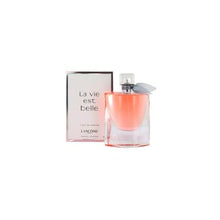 Lancome La Vie Est Belle EDP парфюмна вода за жени, бутилка с цветен дизайн и разпръсквач.