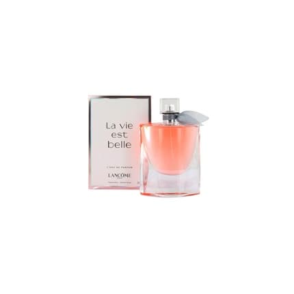 Lancome La Vie Est Belle EDP парфюмна вода за жени, бутилка с цветен дизайн и разпръсквач.