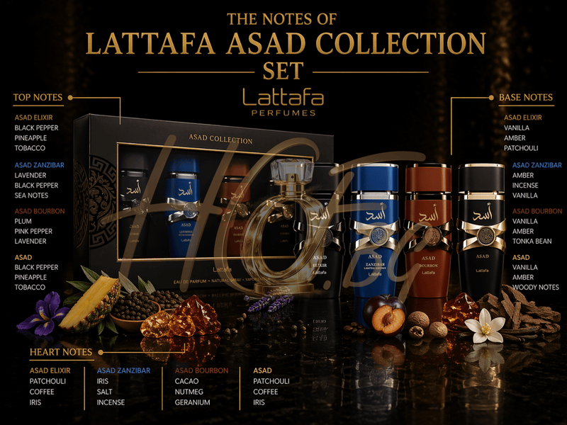 Lattafa Asad Collection SET 4 x 25 ml - КОМПЛЕКТ - Lattafa - HOF.BG