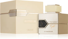 Al Haramain L`Aventure Gold EDP парфюмна вода за жени с златен флакон и елегантен дизайн.