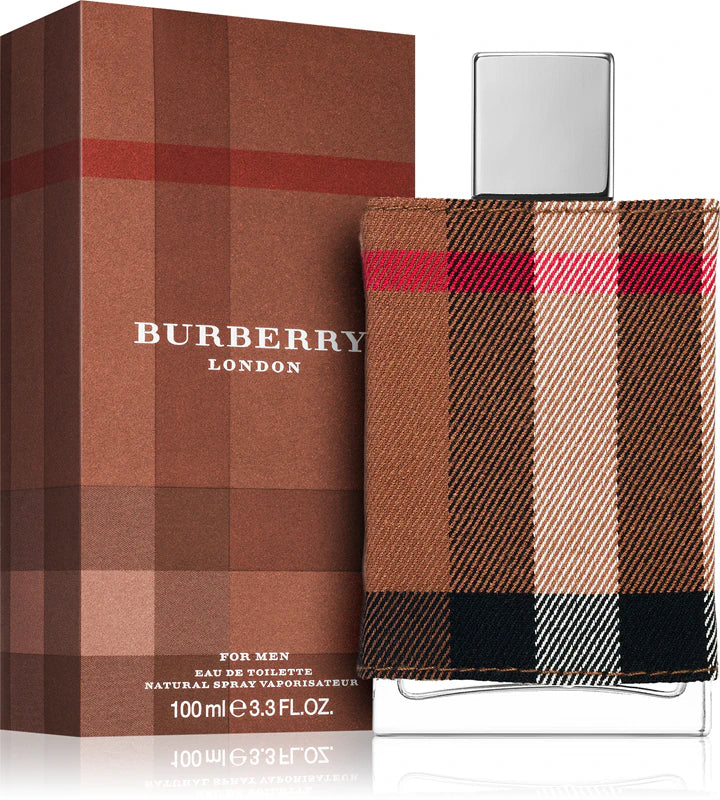 Тоалетна вода за мъже Burberry London for Men EDT, аромат в флакон с елегантен дизайн и отличителен стил.