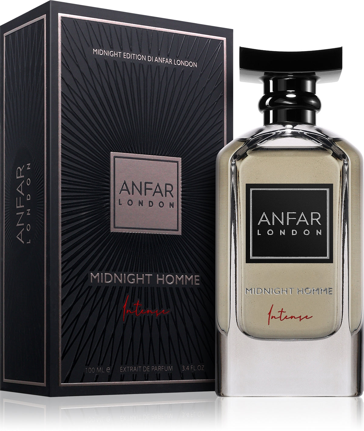 Anfar Midnight Homme Intense – парфюм, мъжки аромат с подправки и лавандула