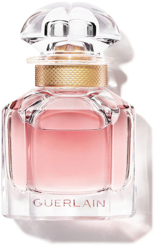 Парфюмна вода Guerlain Mon Guerlain EDP за жени, изящен флакон и елегантен дизайн, излъчващ женственост.