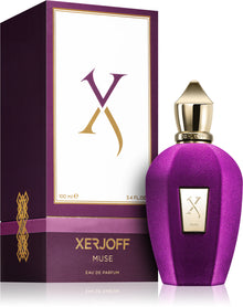 Парфюмна вода Xerjoff Muse EDP за жени, елегантна бутилка с деликатен дизайн и ароматни нотки.