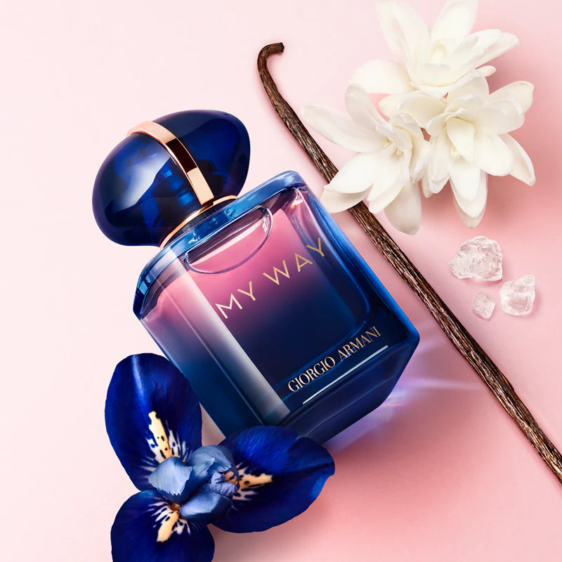 Giorgio Armani My Way Le Parfum за жени, елегантна бутилка с парфюм за жени, излъчваща свежест и чувственост.