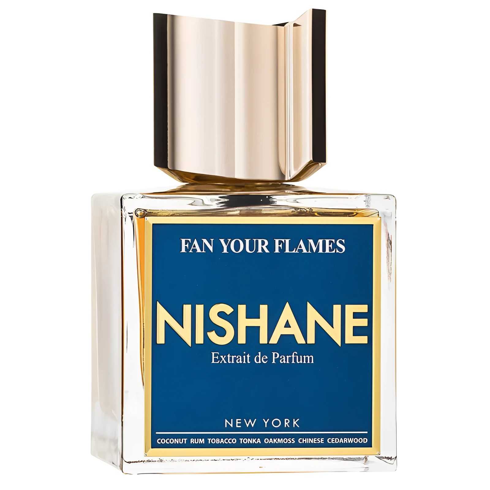 Унисекс парфюмен екстракт Fan Your Flames на Nishane, бутилка с изящен дизайн и ароматна концентрация.
