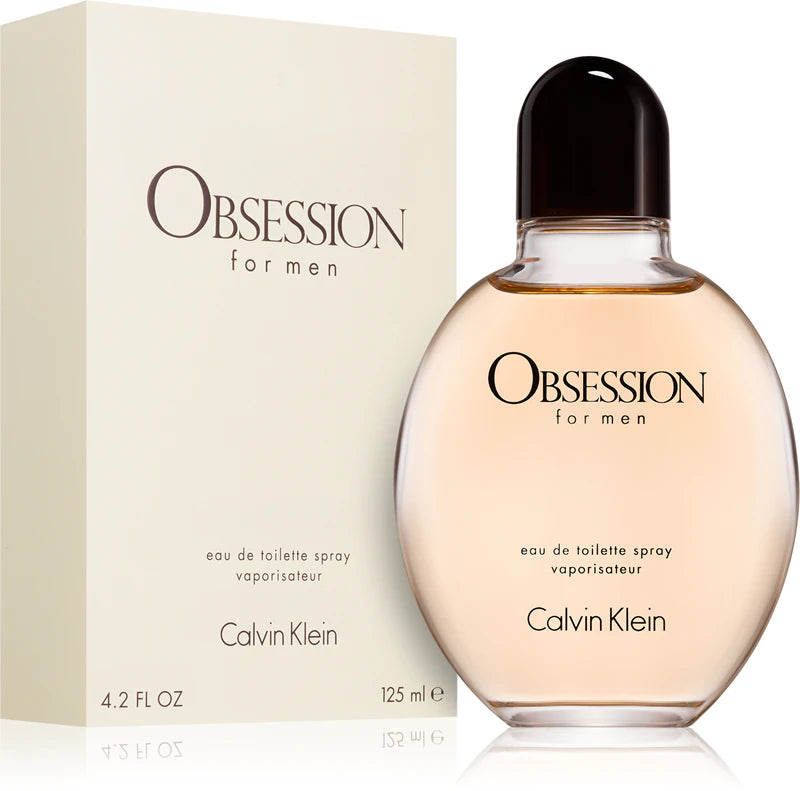 Тоалетна вода за мъже Calvin Klein Obsession за мъже, бутилка с елегантен дизайн и ароматна композиция