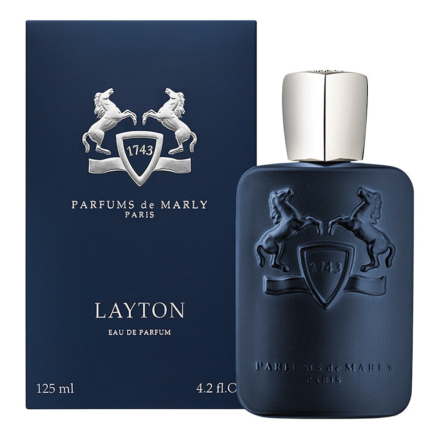 Парфюмената вода за мъже Parfums De Marly Layton EDP в спрей от 125 мл, елегантен флакон с ароматна парфюмна композиция
