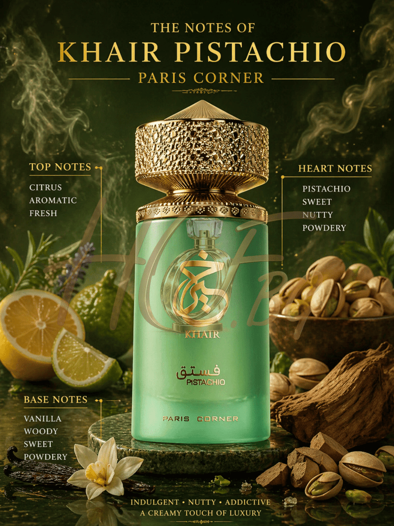 Paris Corner Khair Pistachio EDP - EDP Парфюмна вода UNISEX - Paris Corner - HOF.BG