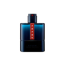 Продукт: Luna Rossa Ocean EDT за мъже на Prada, изображение на флакона с морски дизайн и елегантна опаковка.
