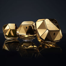 Луксозен дамски парфюм Rabanne Lady Million EDP с елегантен флакон и златист дизайн, подходящ за специални поводи