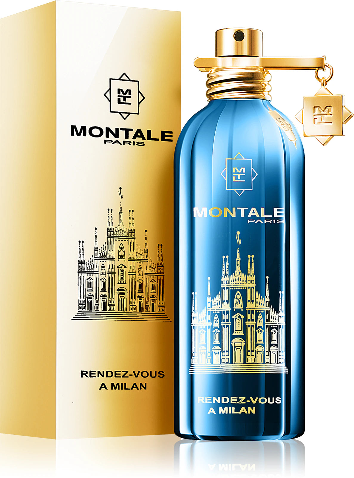 Мъжко и дамско парфюмно Eau de Parfum Montale Rendez-Vous à Milan, бутилка с елегантен дизайн и ароматна композиция