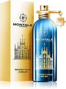Мъжко и дамско парфюмно Eau de Parfum Montale Rendez-Vous à Milan, бутилка с елегантен дизайн и ароматна композиция