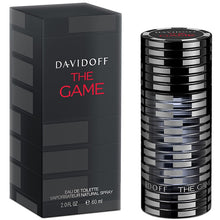 Мъжка тоалетна вода Davidoff The Game EDT с елегантна бутилка и ароматна композиция, подходяща за ежедневна употреба.