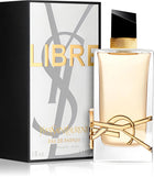 Едра парфюмна вода Libre EDP на Saint Laurent за жени, елегантен флакон с изискани аромати, изображение на парфюма.